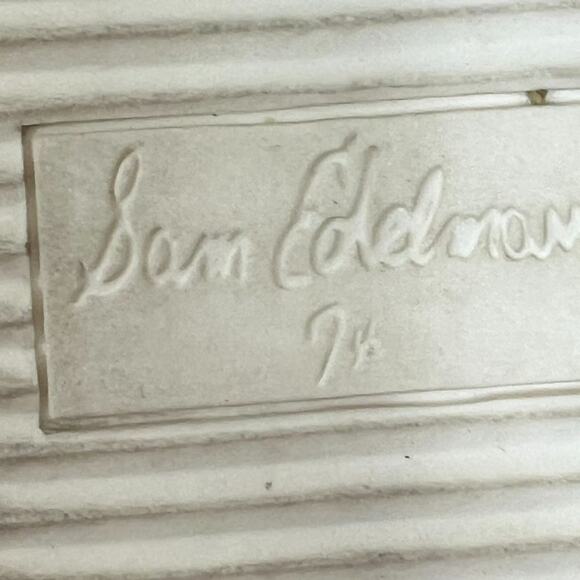 Sam Edelman Platform Sandal Women Sz 7.5 Ariele Leopard Print Calf Hair Leather - Picture 10 of 11